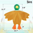 thumbnail image 3 of Manta de Seguridad de Peluche Pato Mallard Gicoherero para Niños 40x35 cm, 3 of 6