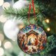 thumbnail image 4 of Nativity Scene Decoration Wooden Christmas Tree Car Decoration Sacred Religious Gifts Nativity Scene Christmas Decoration Gifts, 4 of 9