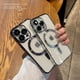 thumbnail image 4 of For MagSafe Plating&nbsp;Case For Apple iPhone 15 11 13 12 14 Pro Max Plus Phone Cases Camera Protection Magnetic Cover Accessories, 4 of 5
