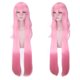 thumbnail image 1 of Peluca larga para cosplay, rosa, 120 cm, sintética, resistente al calor, 1 of 1