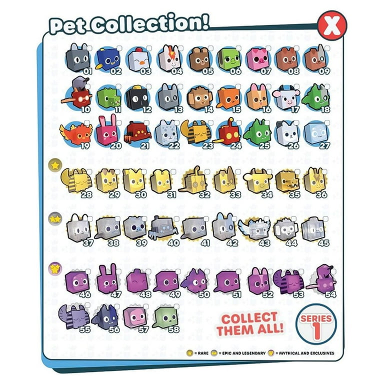  Pet Simulator X Collector Bundle : Toys & Games