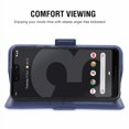 thumbnail image 3 of Mobile Phone Cover Pixel 3xl 3 Card Slots Bag Leather Protective Cover with Magnetic Closure Blue, 3 of 7
