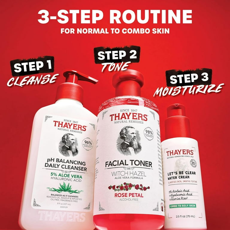 Thayers Alcohol-Free Rose Petal Witch Hazel with Aloe Vera Toner