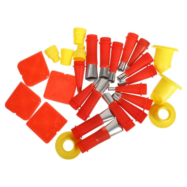 CIMAXIC 1 Set Glue Sticks For Caulking Nozzle Plastic Assorted Color Leak Prevention Homeowners Professionals