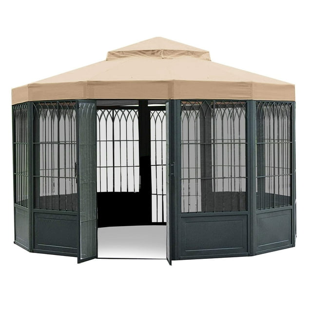 Garden Winds Toit de Rechange pour Pavillon SAMS Club Sunhouse - Riplock 350 - Beige