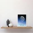 thumbnail image 2 of NASA Our Solar System Earth's Atmosphere Moon Image ISS Artwork Framed Wall Art Print A4, 2 of 4