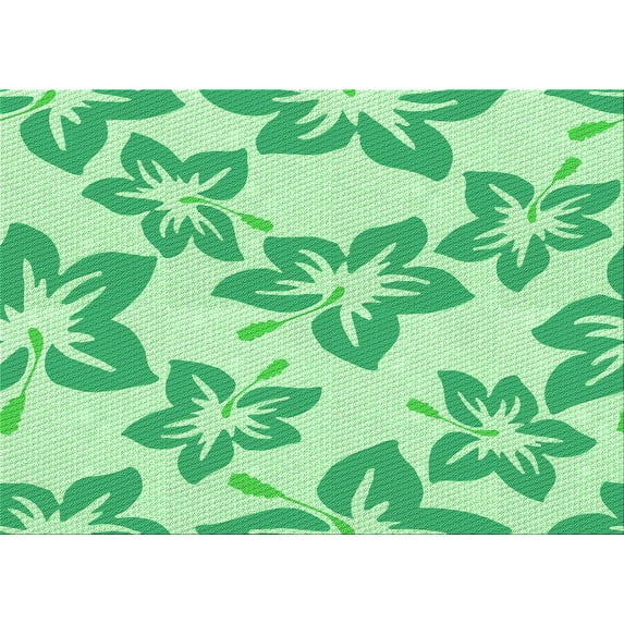 Ahgly Company Indoor Rectangle Patterned Dragon Green Area Rugs, 8' x 12'