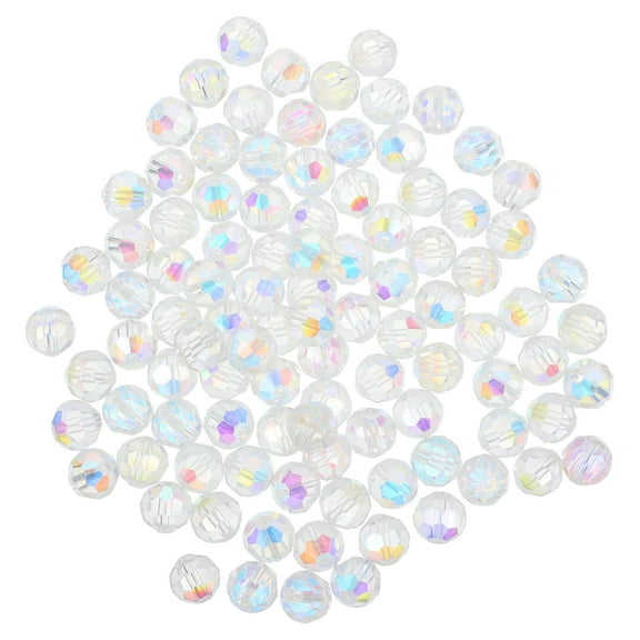 WHAMVOX 200pcs Jewelry Diy Beads Small Glass Beads Beading Spacer Beads Decorative Small Round Beads
