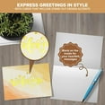 thumbnail image 4 of Decorably 24 Pack Gold-Foiled 6x4in Welcome Cards with Envelopes and Stickers, 6 Designs Welcome Card Set, Blank Inside - Newcomers, New Employees, 4 of 6
