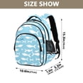 thumbnail image 3 of ALAZA Fishes School Backpack Elementary Bag Bookbag Travel Rucksack, 3 of 6
