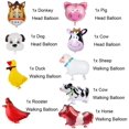 thumbnail image 4 of Finypa Farm Animal Party Decorations 67pcs Farm Walking Balloons Cupcake Toppers Cupcake Toppers Happy Birthday Banner for Boy or Girls Barnyard Birthday Party Supplies, 4 of 4