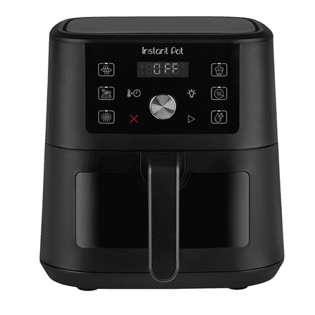 Instant Pot 4QT VORTEX 6-in-1 Mini Air Fryer,  Air fry, Bake, Roast, Broil, Dehydrate or Reheat, Black, 4 Quarts