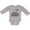 AC-Heather Grey, variant on Inktastic Happy Birthday Daddy Boys or Girls Long Sleeve Baby Bodysuit