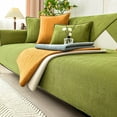 thumbnail image 1 of Coverfect Herringbone Chenille Sofa Cover, Coverfect Couch Covers Non Slip, Coverfect Couch Protector Sofa Covers, Herringbone Sofa Covers Washable Sofa Cushions(Green,35.4 * 94.4 in), 1 of 8