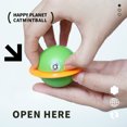 thumbnail image 3 of Jouet à Mâcher Interactif Rotatif pour Chat Happy Planet avec Ventouse, 3 of 9