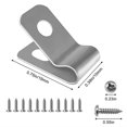 thumbnail image 2 of Naiovety Clips de acero inoxidable de alta resistencia para cercas agrícolas, resistentes a la oxidación, de tamaño pequeño pero de alta Jardín y Patio, 2 of 3