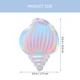 thumbnail image 3 of SHISUYAN 24pcs Conch Shell Paper Plates Disposable Dinner Plate Tableware for Beach Pool BBQ Supplies, 3 of 8