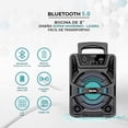 thumbnail image 2 of Bocina 8 pulgadas Inalámbrica Portátil Bluetooth Radio Karaoke Micro SD, 2 of 2