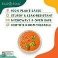 thumbnail image 3 of ECO SOUL 100% Compostable 16 oz Soup Bowls [1000-Pack] Disposable Dessert Bowls I Heavy Duty Paper Bowl I Eco-friendly Salad Bowl I Biodegradable Bowls, 3 of 6