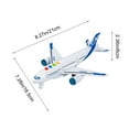 thumbnail image 3 of Uxgjfwu Airplane Toys for Kids, Toddler Toy Plane with LED Flashing Lights and Sounds, Airplane Model Ideal Gift for Kids, 3 of 6