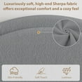 thumbnail image 2 of Modern Boucle Upholstered Platform Bed Frame with 2 Storage Drawers - Round Headboard - Heavy Duty Wooden Slats - Noise-Free - No Box Vernal Needed - Twin Size, 2 of 9