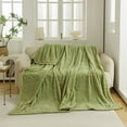 thumbnail image 5 of 2025 Kingfansion Summer Blankets For Beds Queen Clearance Personal Summer Thin Quilt, Small Quilt Blanket, Solid Color Butterfly Flower Coral Flannel Blanket, Shawl Nap Blanket 39.37x59in, 5 of 6