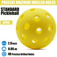 thumbnail image 2 of Bolas de pickleball Magicorange, paquete de 20, 40 agujeros, para exteriores, 2 of 7
