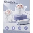 thumbnail image 3 of Extractor de leche Momfree K3, portátil actualizado con pantalla LED de 180 ml, 3 of 9