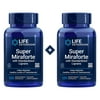 Life Extension Super Miraforte With Standardized Lignans for Men’s Healthy Testosterone Booster, Nutrient Absorption - 120 Vegetarian Capsules (2-Pack)