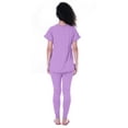 thumbnail image 3 of Moomaya Womens PrintedNightwearSet Pyjama Cotton Jersey Sleepwear 2 Pcs Nightdresses, 3 of 6