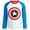 White, variant on Marvel Avengers Iron Man Thor Captain America Big Boys Rash Guard Toddler to Big Kid