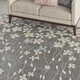 thumbnail image 6 of Nourison Tranquil Contemporary Floral Grey/Beige 8' x 10' Area Rug, (8' x 10'), 6 of 8
