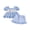 Blue, variant on BemeyourBBs Toddler Baby Girl Summer Clothes Mothers Day Fathers Day Outfit I Love Mama Daddy Heart Letter Embroidery Short Sleeve Tunic Shirt Tops and Plaid Shorts Set