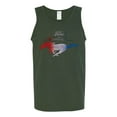 thumbnail image 2 of Wild Bobby, Classic Ford Mustang Car Logo, Cars and Trucks, Mens Graphic Tank Top, Forest Green, 3X-Large, 2 of 3