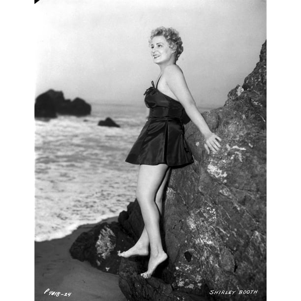 shirley booth leaning on a rock photo print 8 x 10 shirley booth leaning on a rock photo print 8 x 10