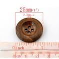 thumbnail image 2 of UPGRATOR 10Set Buttons for Crafting Natural Wood for Sewing and Knitting, 2 of 8