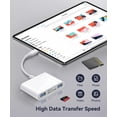 thumbnail image 3 of Lector de tarjetas SD USB C WNXSLOAD para Mac/MacBook/iPad/iPhone, 3 of 8