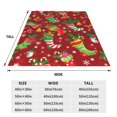 thumbnail image 3 of Balery X-mas and New Year Manta de Felpa Suave y Acogedora – Cobija de Franela Aterciopelada para Cama, Lavable y Cálida para Sofá, Mascotas, Transpirable-80"x60", 3 of 7