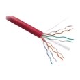 thumbnail image 1 of Axiom - Bulk cable - 1000 ft - CAT 5e - riser, solid - red, 1 of 12