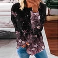 thumbnail image 1 of ICHUANYI ClearanceWomen's Round Neck Fashion Casual Long Sleeve Christmas Print Sweatshirt Tops Blouse(Pink, XXL) ICHUANYI WER20232080505480, 1 of 5