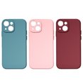 thumbnail image 1 of 3 PCS Non-Slip Liquid Silicone Gel Rubber Bumper Phone Case Soft Lining Compatible with iPhone14pro, 1 of 5