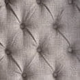 thumbnail image 4 of GDF Studio Gastman Contemporary Fabric Tufted Wingback Accent Chair, Beige and Dark Brown, 4 of 13