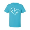 thumbnail image 2 of Wild Bobby Heart Made Of Faith Inspirational/Christian Men Graphic Tee, Light Turquoise, 5X-Large, 2 of 5