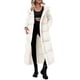 thumbnail image 1 of Abrigo Acolchado Largo con Capucha para Mujer PRETTYGARDEN Beige Talla M, 1 of 6