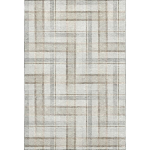 Dalyn Rugs Premium Machine Washable Mayfield AMF1052 Linen 5' x 7'6" Rug