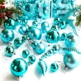 thumbnail image 3 of Bolas de árbol de Navidad colgantes navideños 1,2 / 1,6 / 2,3 pulgadas manualidades chimenea de plástico DIY puerta de ventana 30 piezas Worallymy JD709782991, 3 of 5