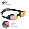 thumbnail image 2 of Swim Goggles - Swimming Goggles Anti Fog No Leaking For Adult Women Men-Combination 2, 2 of 5