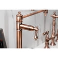 thumbnail image 4 of Kingston Brass KS370ALAC Restoration Deck Mount Pot Filler Faucet, Antique Copper, 4 of 8