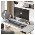 thumbnail image 3 of SONGMY Electric Standing Desk, 47 x 24 Inches Height Adjustable Desk with Removable Casters, Home Office Computer Desk (White), 3 of 7