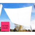 thumbnail image 2 of 117" Bright Pink Square Outdoor Patio Sun Shade Tarp, 2 of 2